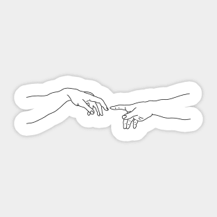 The Creation of Adam Sticker